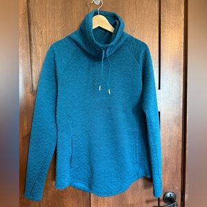 Marmot Women's Teal Quilted Sweater - size L